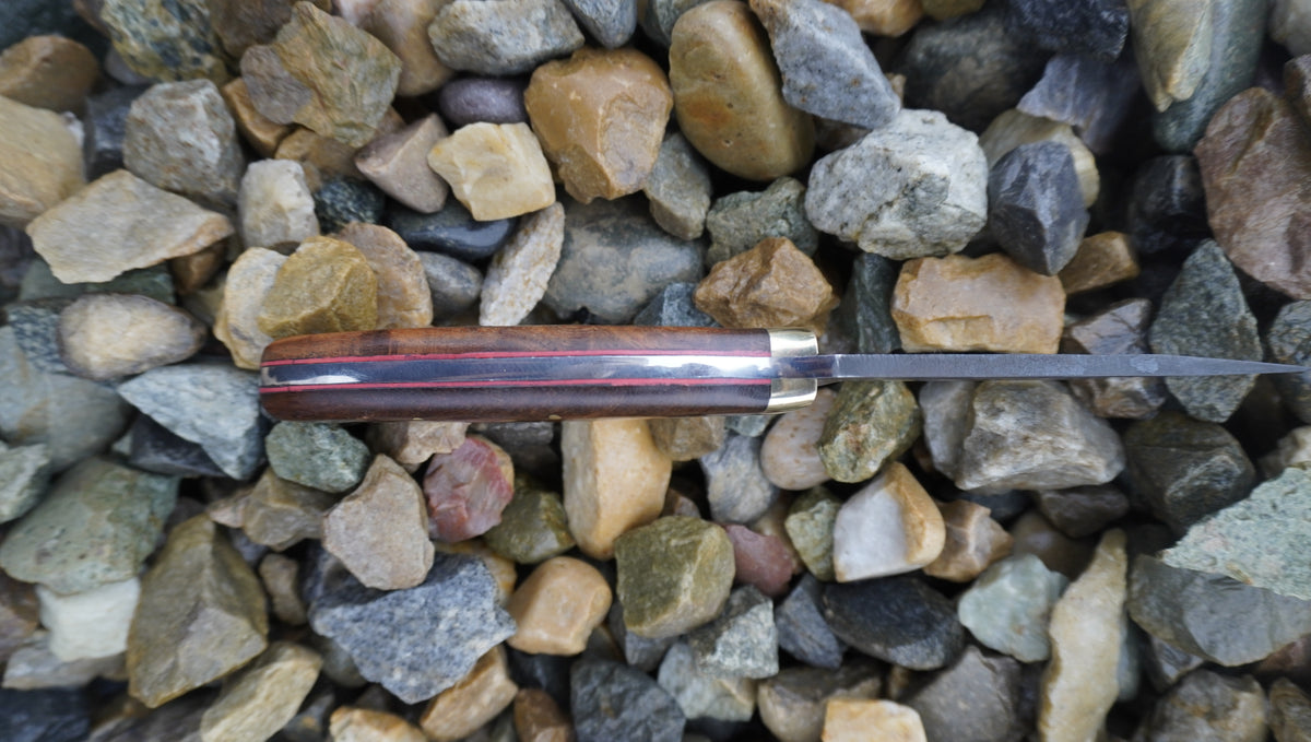 8" High Carbon Steel Skinner knife with wood Handle, Best gift for hunters