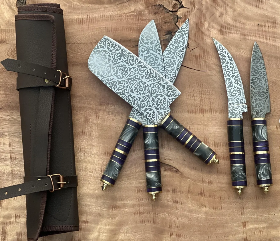 Artico Handmade Art Designed Culinary Chef Set best Christmas Gift for Him/ Her