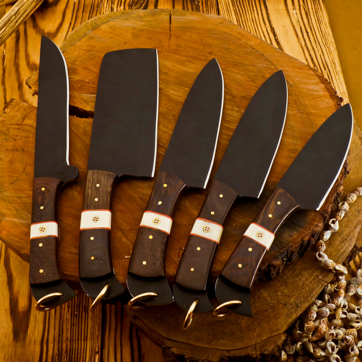 Niyo Series Professional Chef Set with  Leather Kit