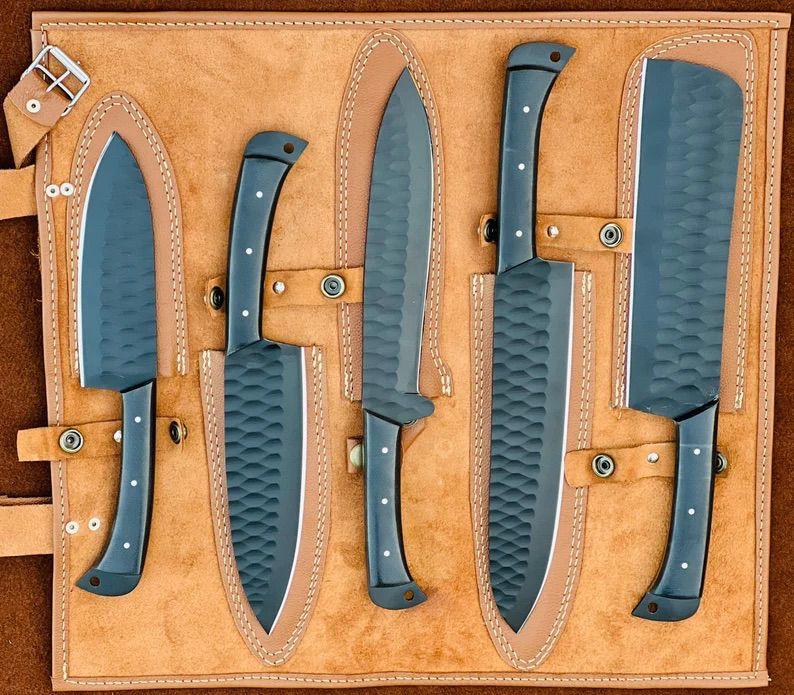 Niyo Series Professional Sharp Chef set with Leather Kit